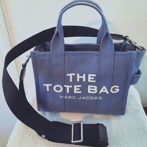 MARC JACOBS The Mini Tote Bag in Blue Shadow